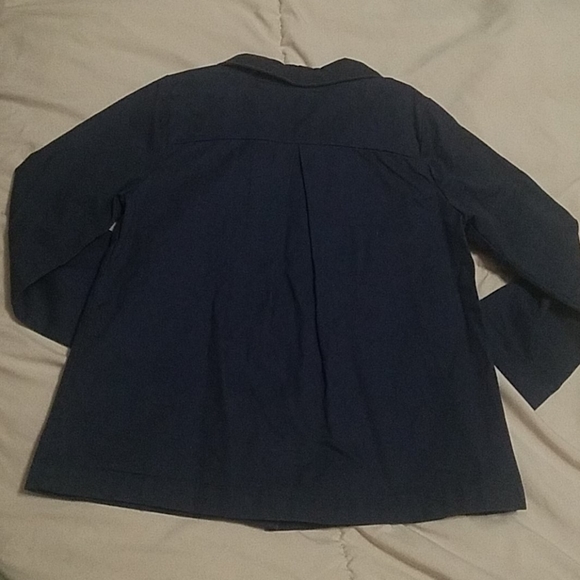 New w tags. Navy throw over coat - Picture 5 of 5